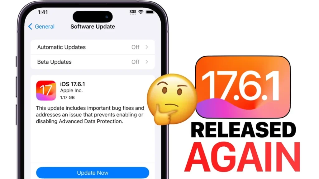 Updated iOS 17.6.1